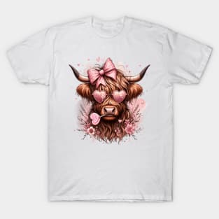 Cow Valentine T Shirt Valentine T shirt For Women T-Shirt